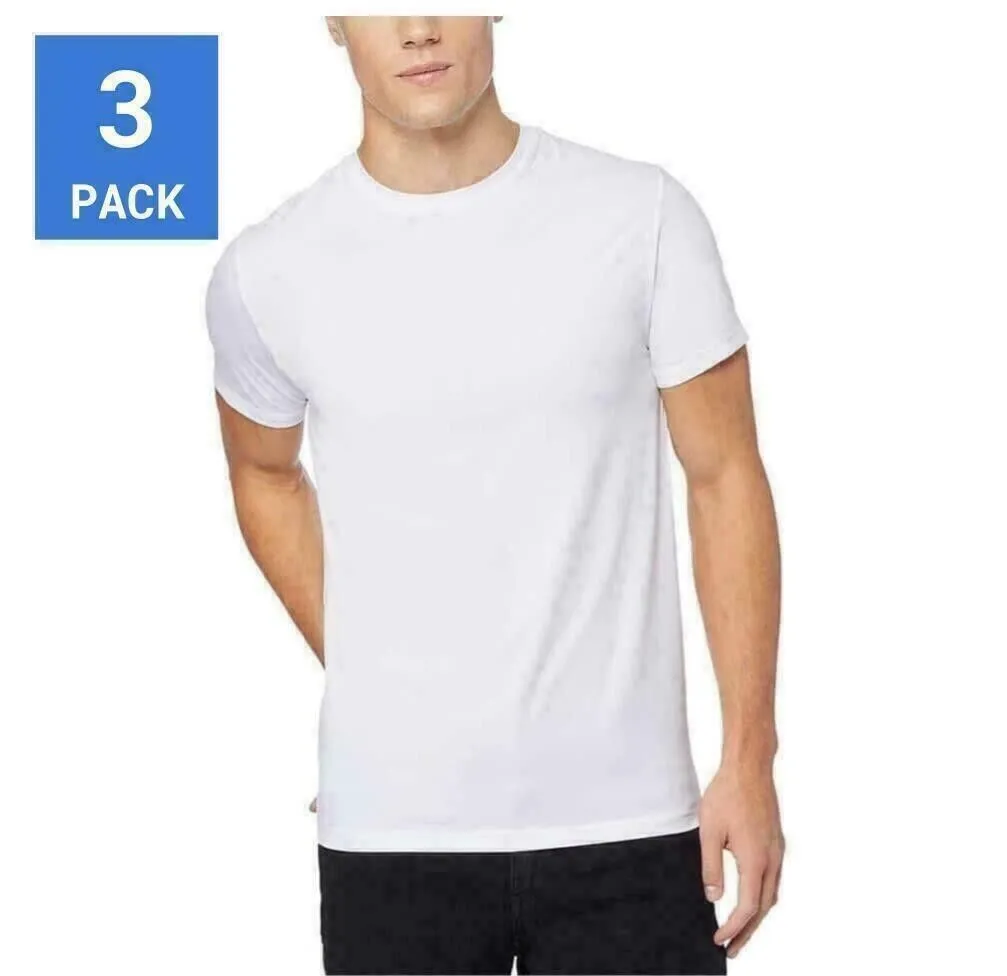 3 Pack(Colour) 32 Degrees Men's Cool Tee Short Sleeve Crew Neck