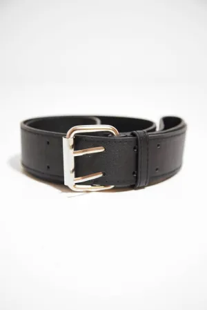 Black Basic Buckle Belt - Larae