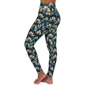 FLORAL High Waisted Yoga Leggings (AOP)