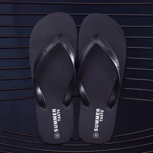 Men Slippers Student Flat Casual Non-Slip Flip Flops